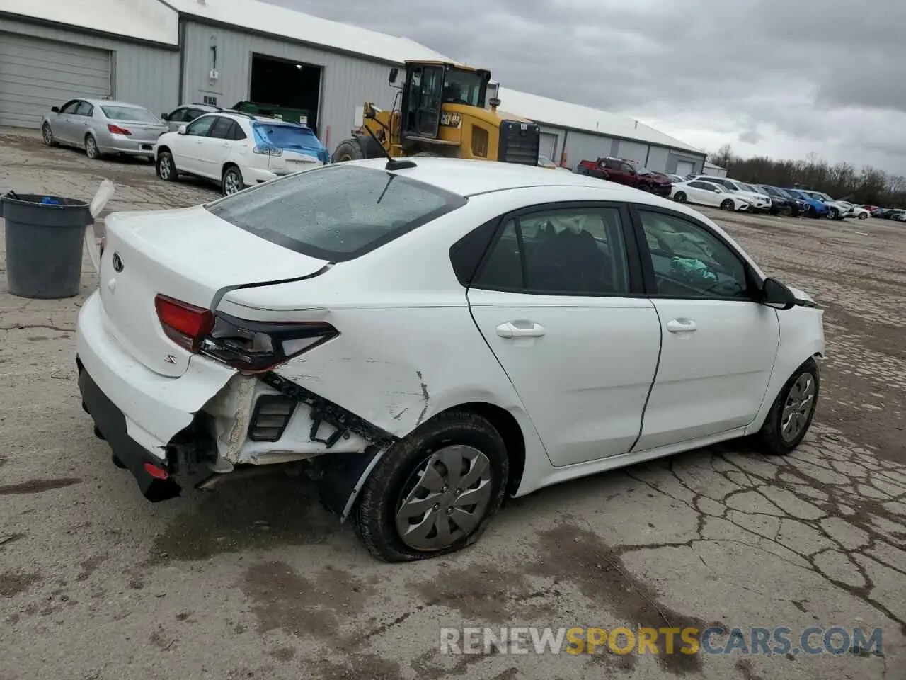 3 fotografías del automóvil dañado 3KPA24AB0KE214132 KIA RIO 2019