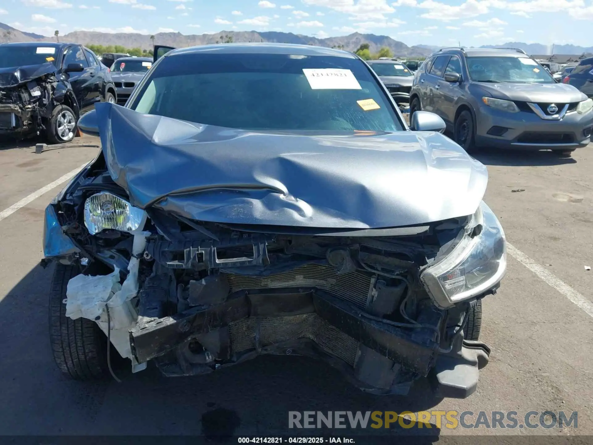 6 fotografías del automóvil dañado 3KPA24AB1KE179729 KIA RIO 2019