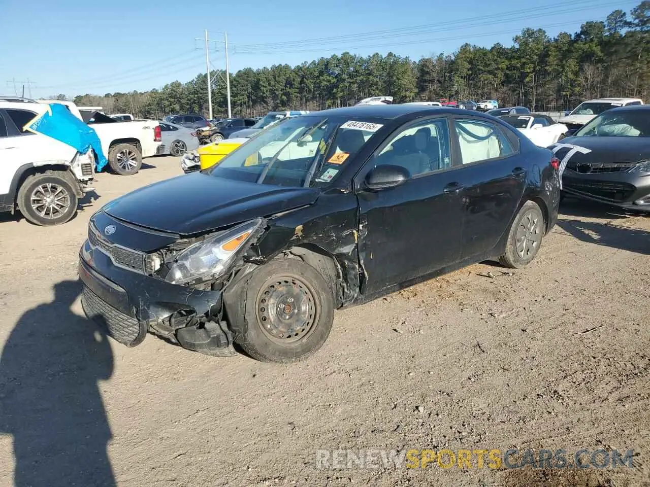 1 fotografías del automóvil dañado 3KPA24AB1KE227889 KIA RIO 2019