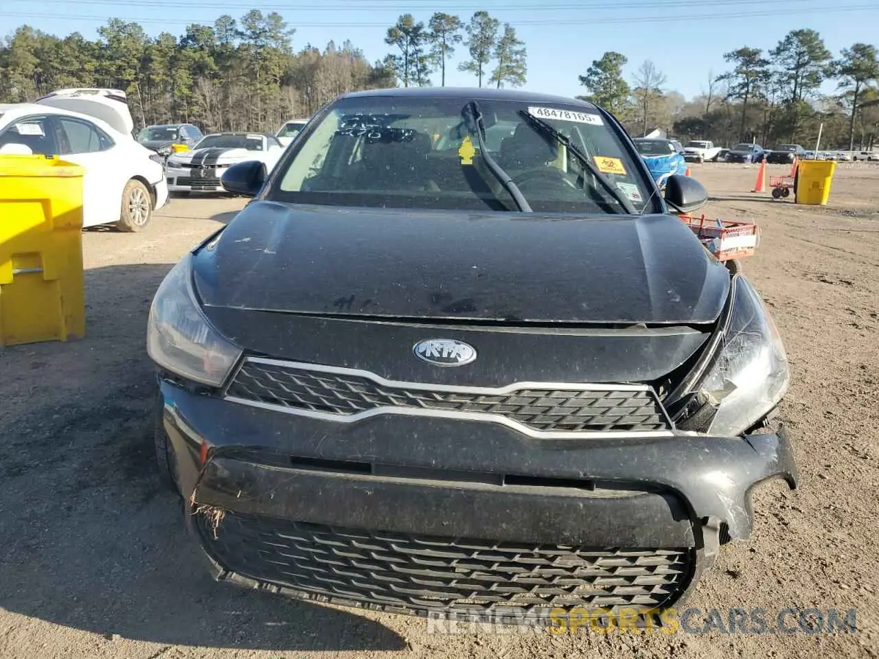 5 fotografías del automóvil dañado 3KPA24AB1KE227889 KIA RIO 2019