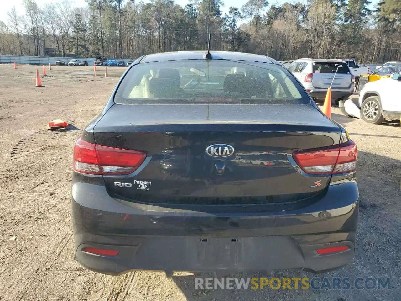 6 fotografías del automóvil dañado 3KPA24AB1KE227889 KIA RIO 2019