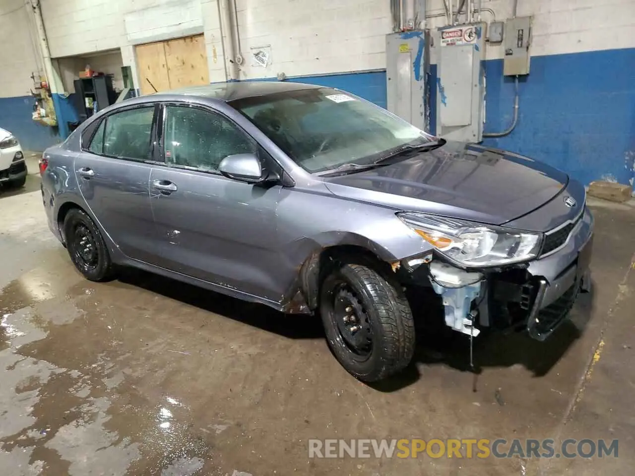 4 fotografías del automóvil dañado 3KPA24AB2KE179125 KIA RIO 2019