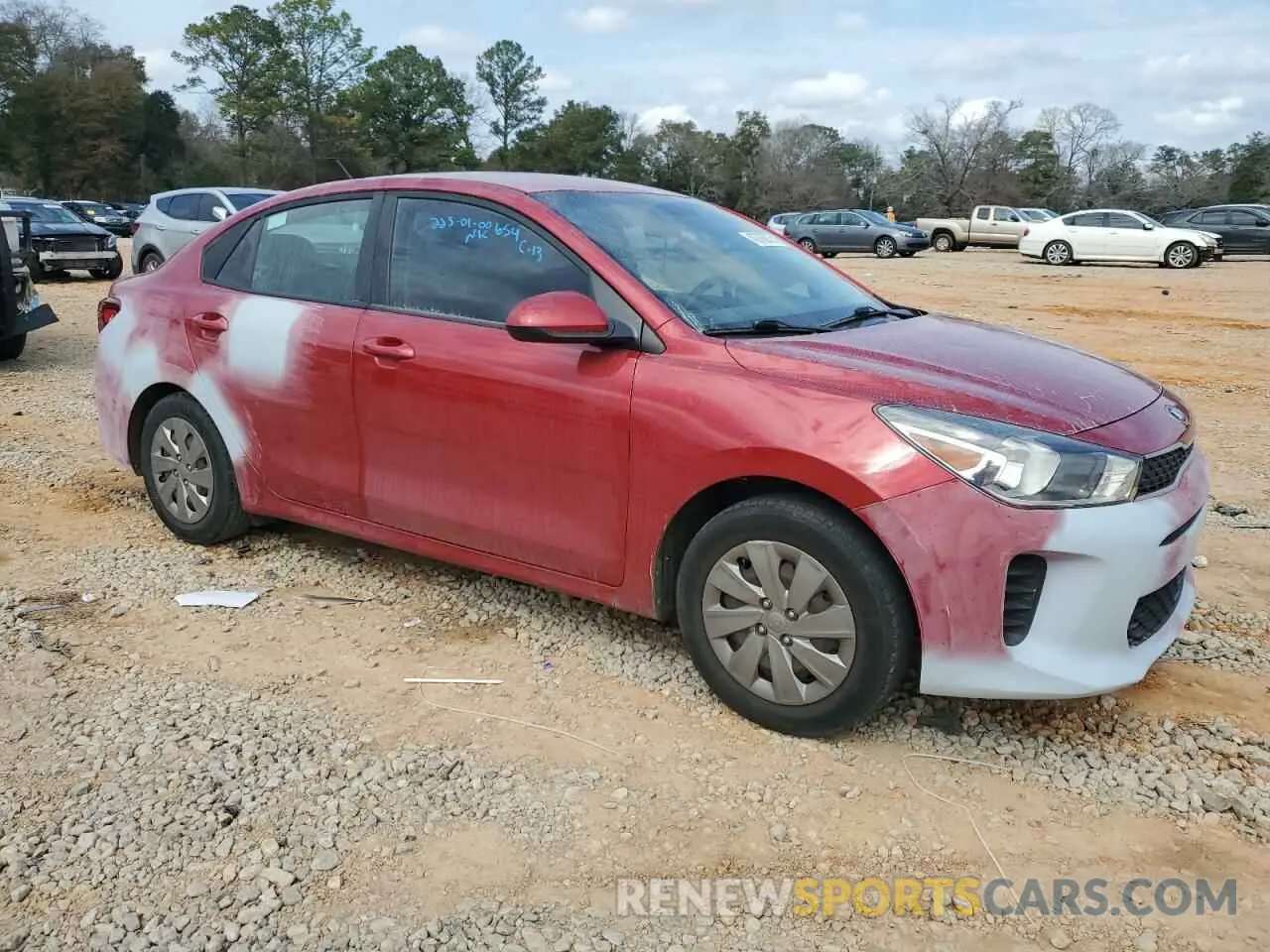 4 fotografías del automóvil dañado 3KPA24AB2KE210194 KIA RIO 2019
