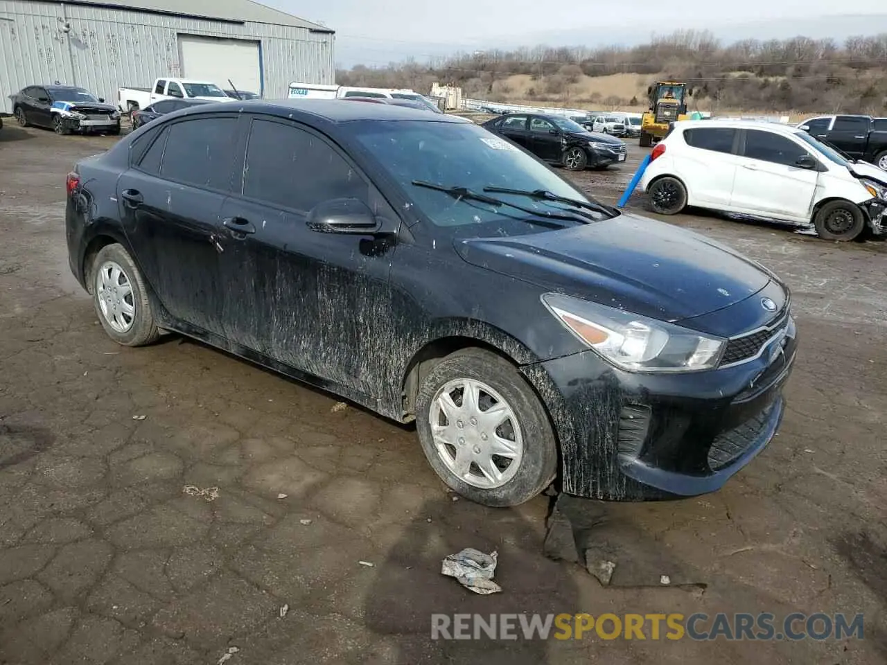 4 fotografías del automóvil dañado 3KPA24AB2KE210857 KIA RIO 2019