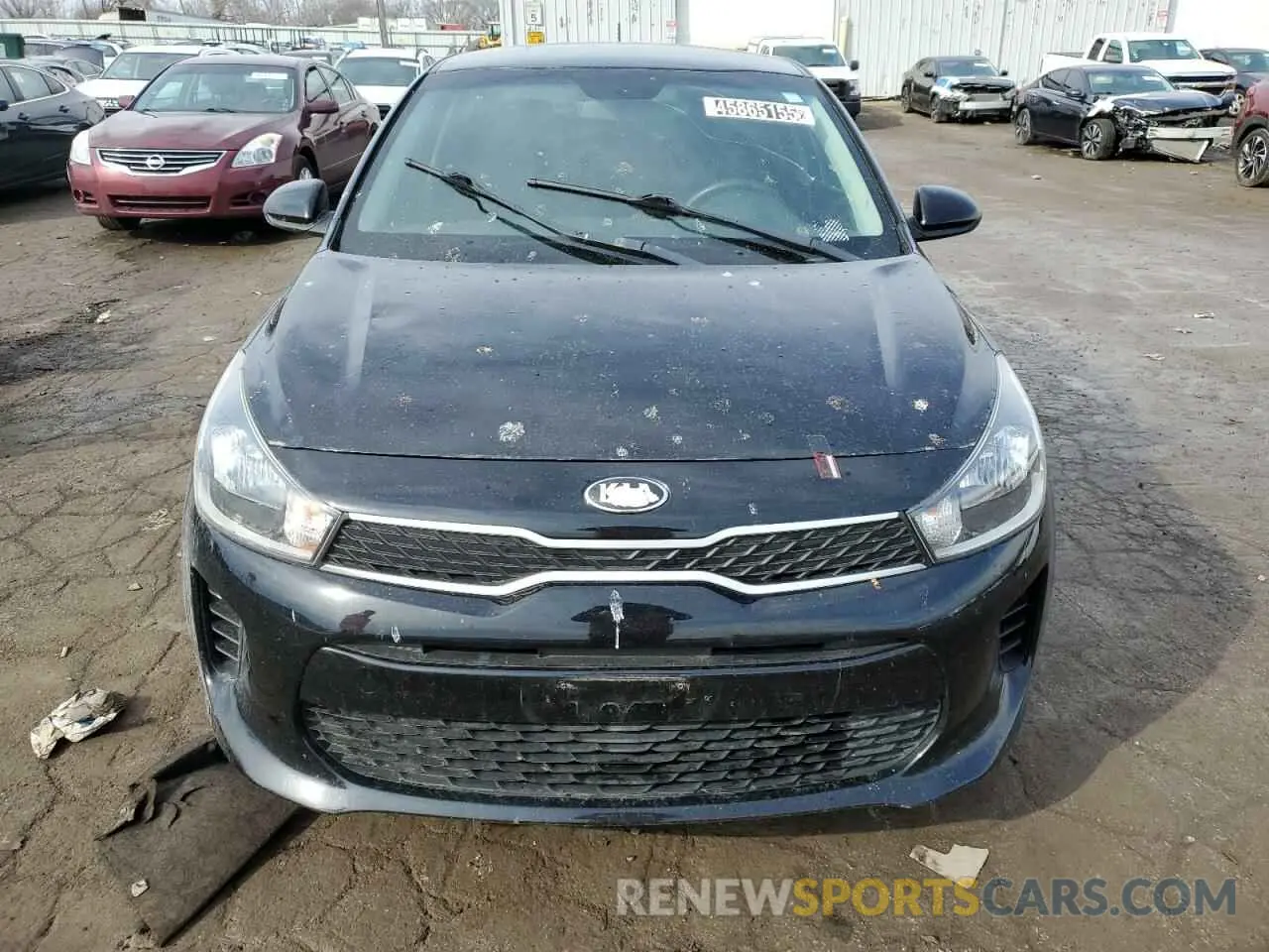 5 fotografías del automóvil dañado 3KPA24AB2KE210857 KIA RIO 2019
