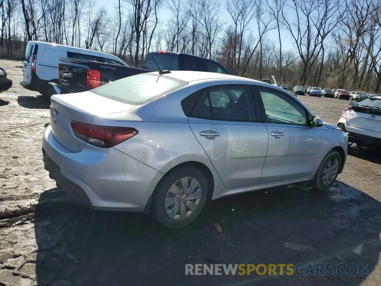 3 fotografías del automóvil dañado 3KPA24AB2KE217730 KIA RIO 2019