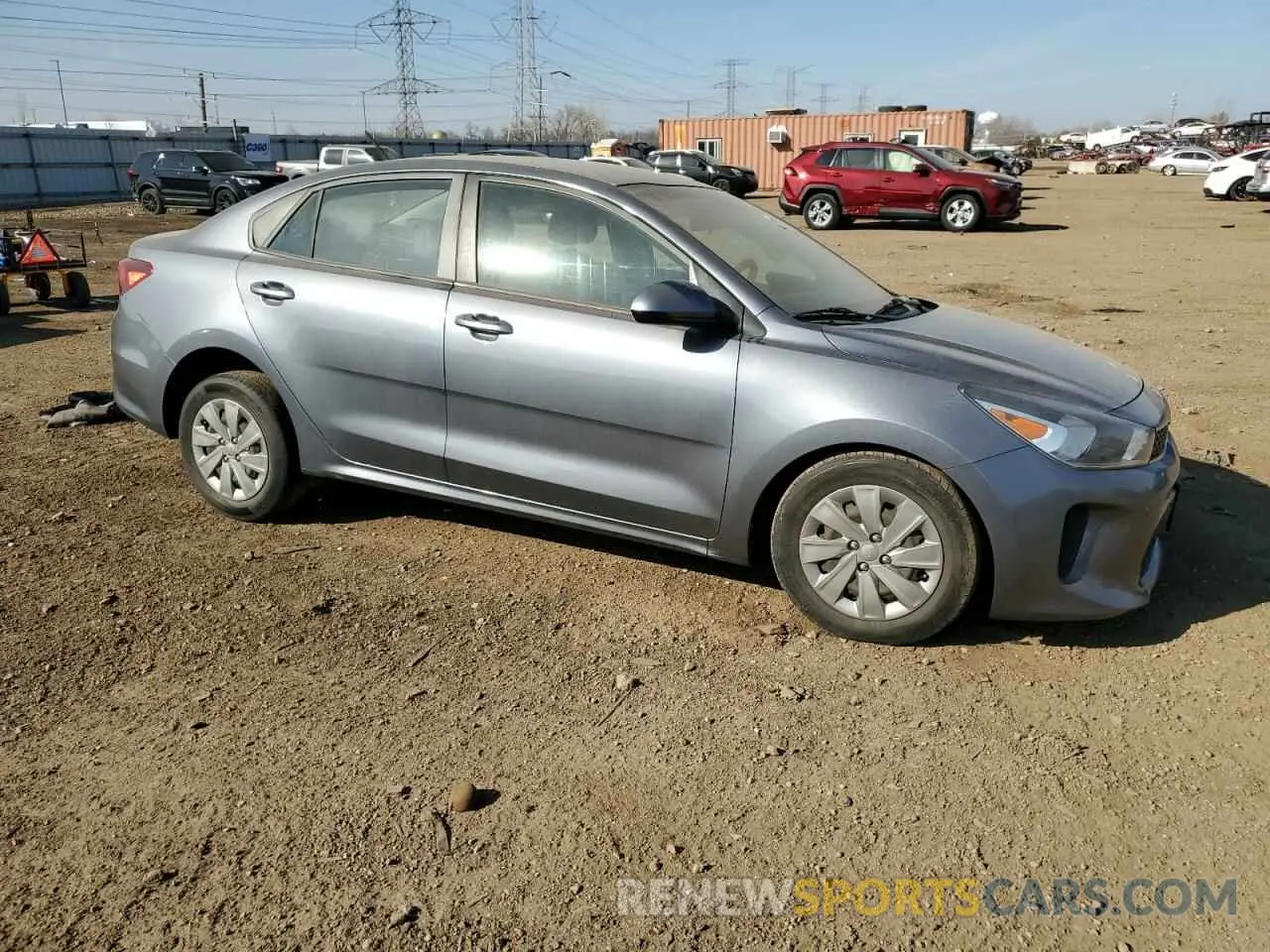 4 fotografías del automóvil dañado 3KPA24AB3KE202136 KIA RIO 2019