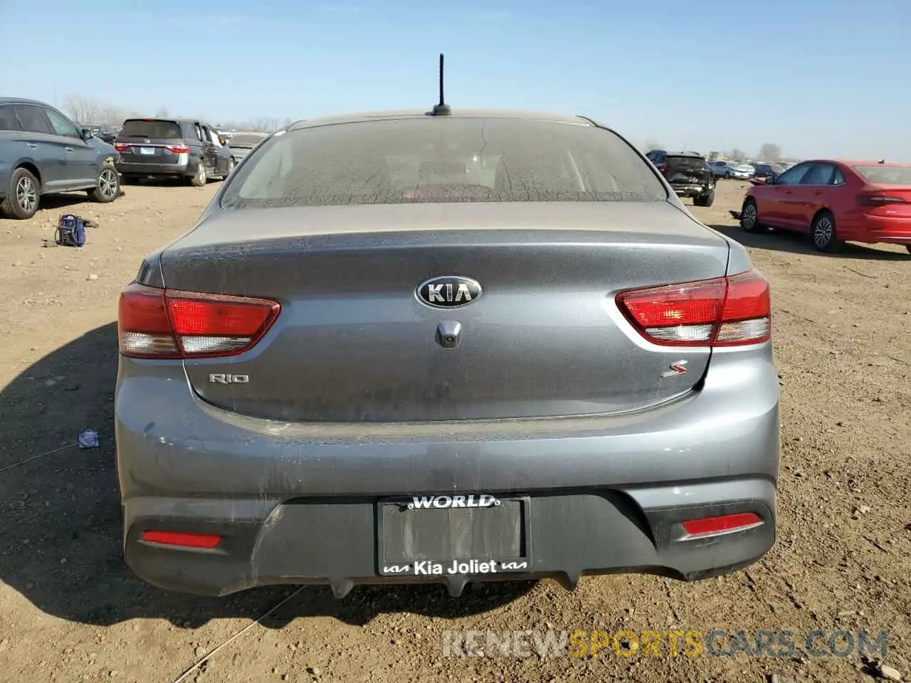 6 fotografías del automóvil dañado 3KPA24AB3KE202136 KIA RIO 2019