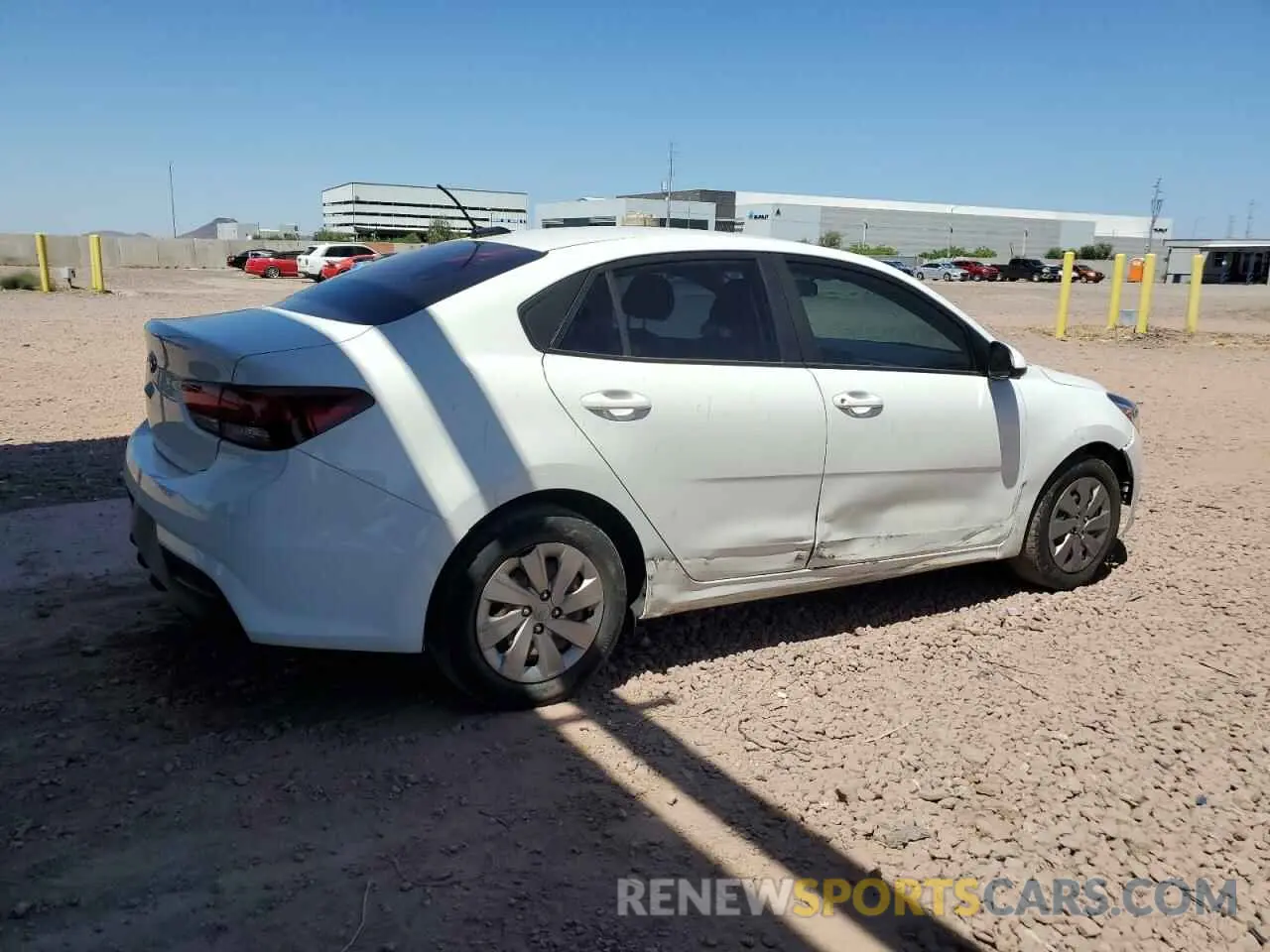 3 fotografías del automóvil dañado 3KPA24AB3KE247349 KIA RIO 2019
