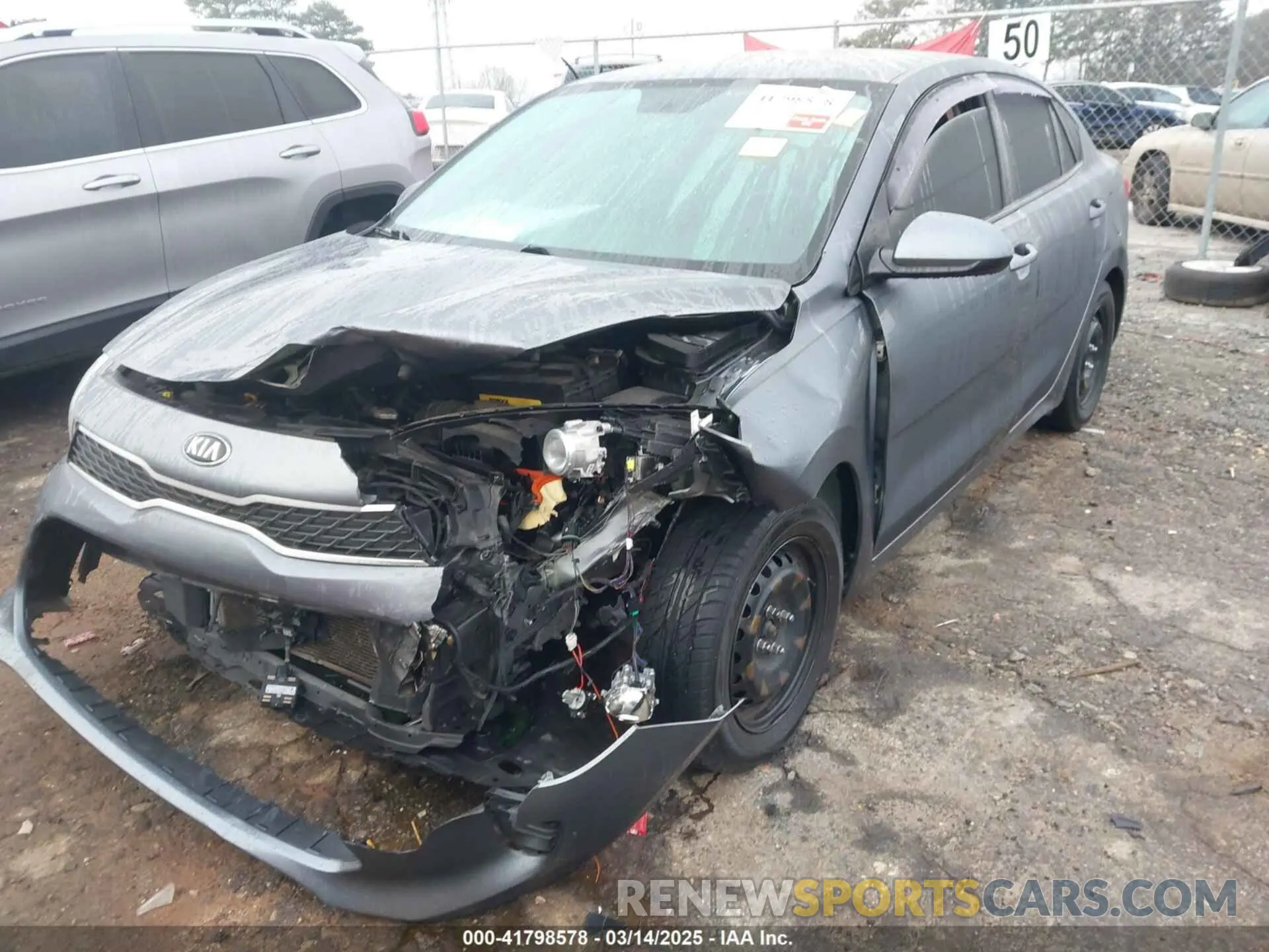 6 fotografías del automóvil dañado 3KPA24AB4KE177733 KIA RIO 2019