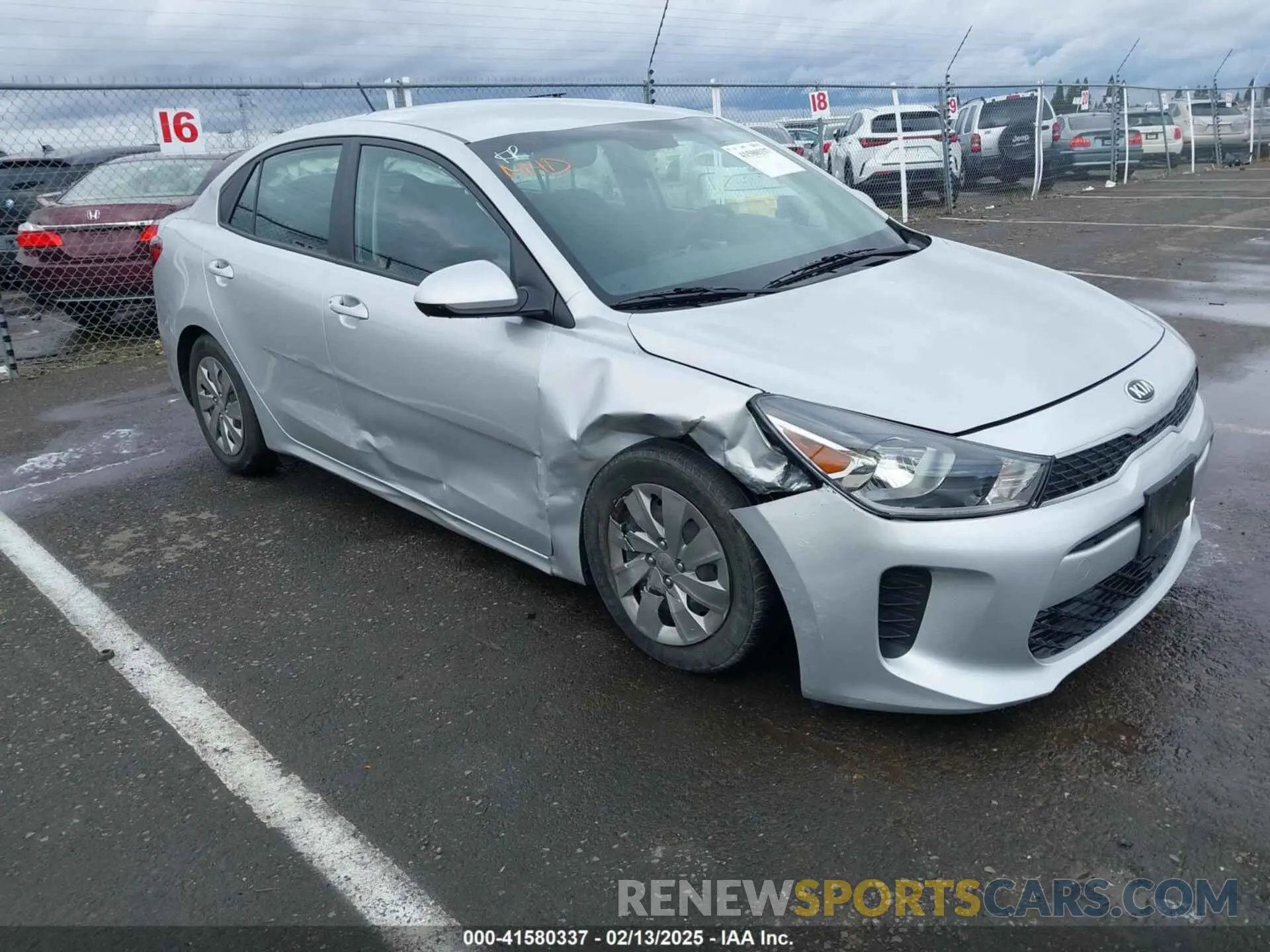 1 fotografías del automóvil dañado 3KPA24AB4KE184794 KIA RIO 2019