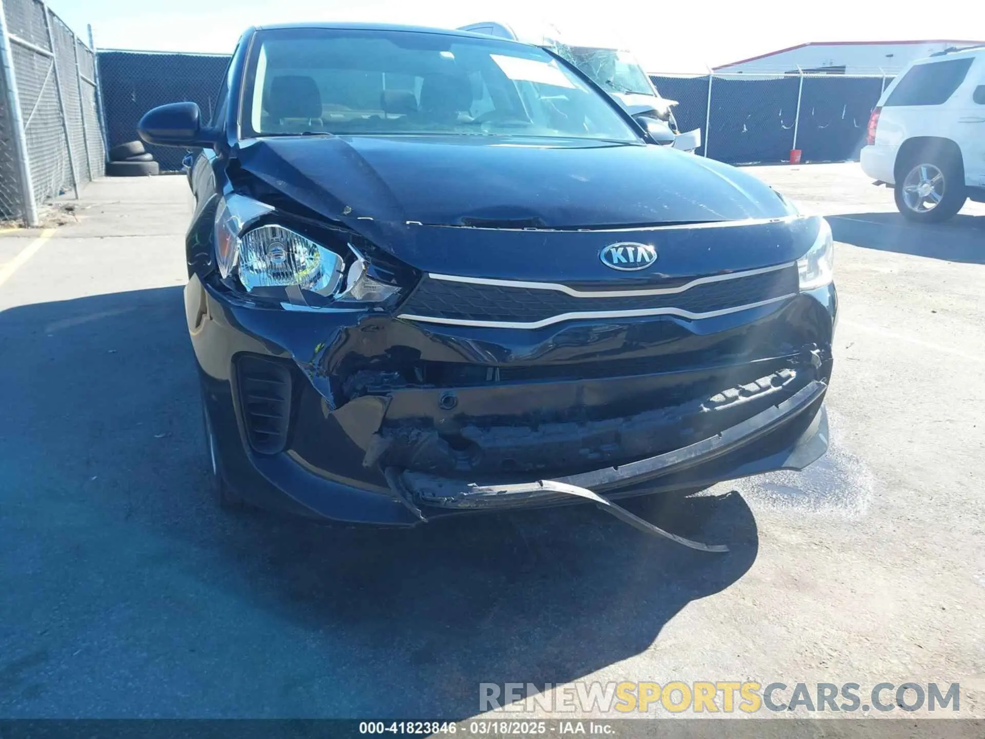 6 fotografías del automóvil dañado 3KPA24AB4KE200637 KIA RIO 2019