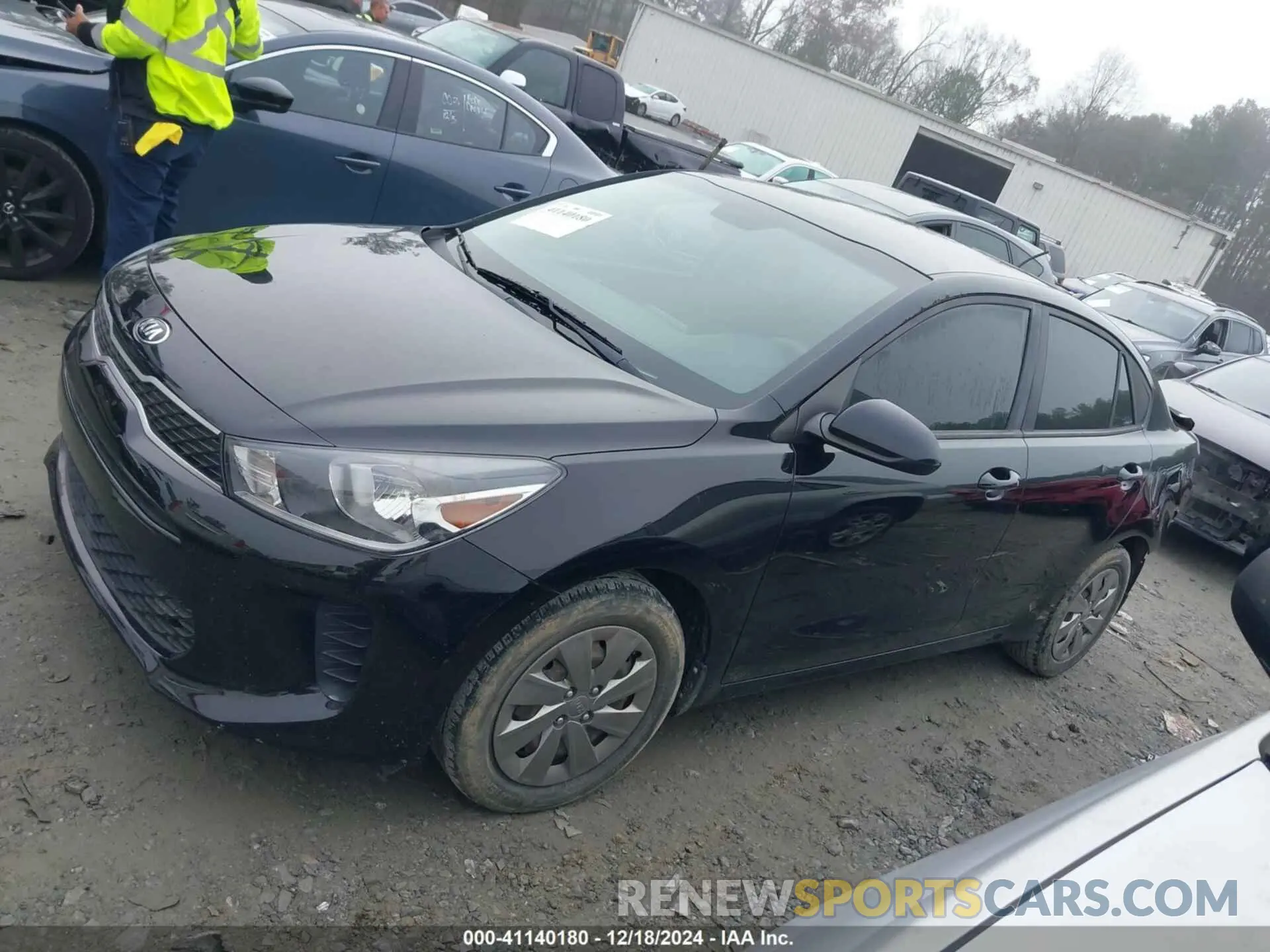 14 fotografías del automóvil dañado 3KPA24AB4KE209094 KIA RIO 2019