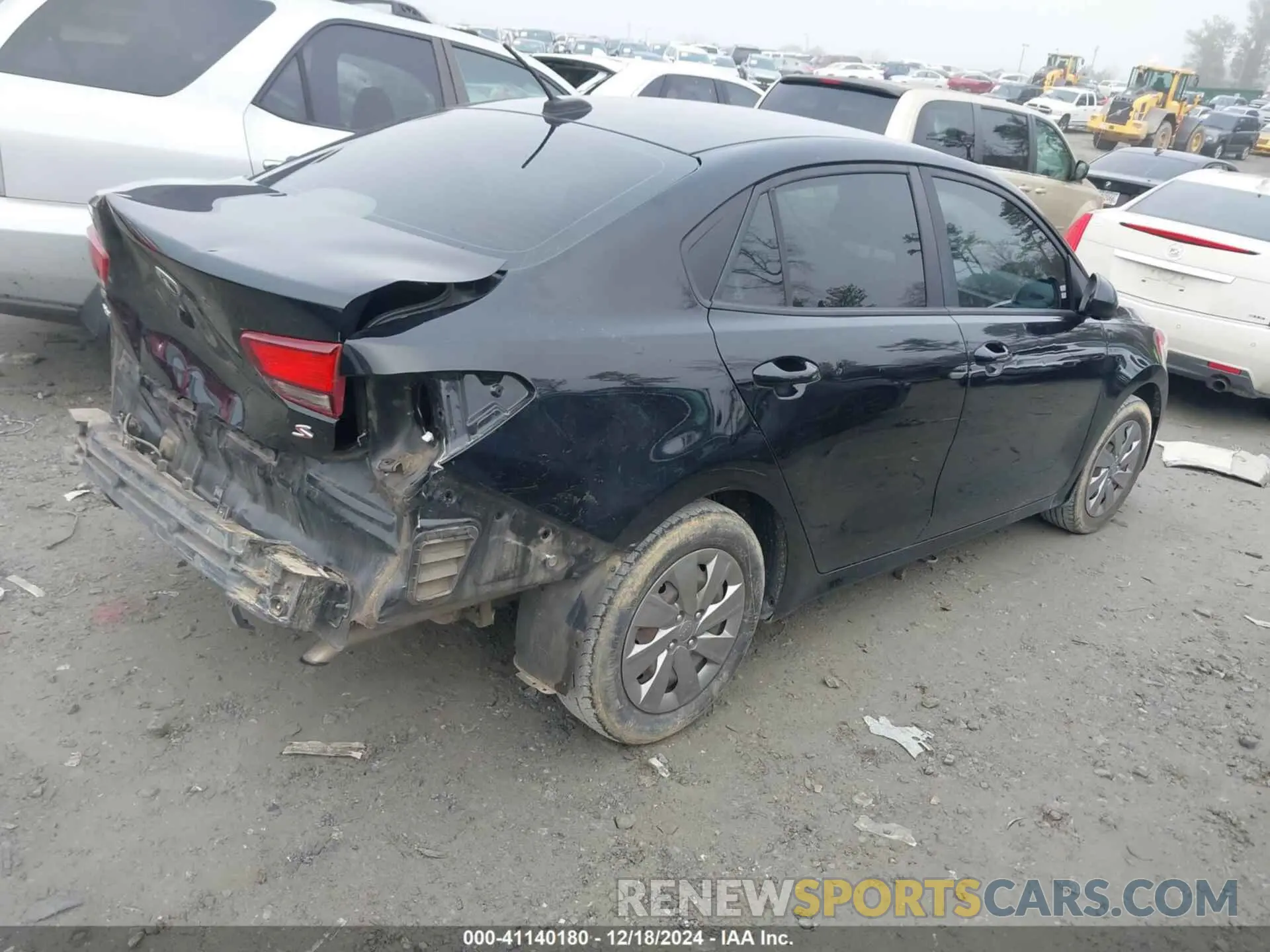 4 fotografías del automóvil dañado 3KPA24AB4KE209094 KIA RIO 2019