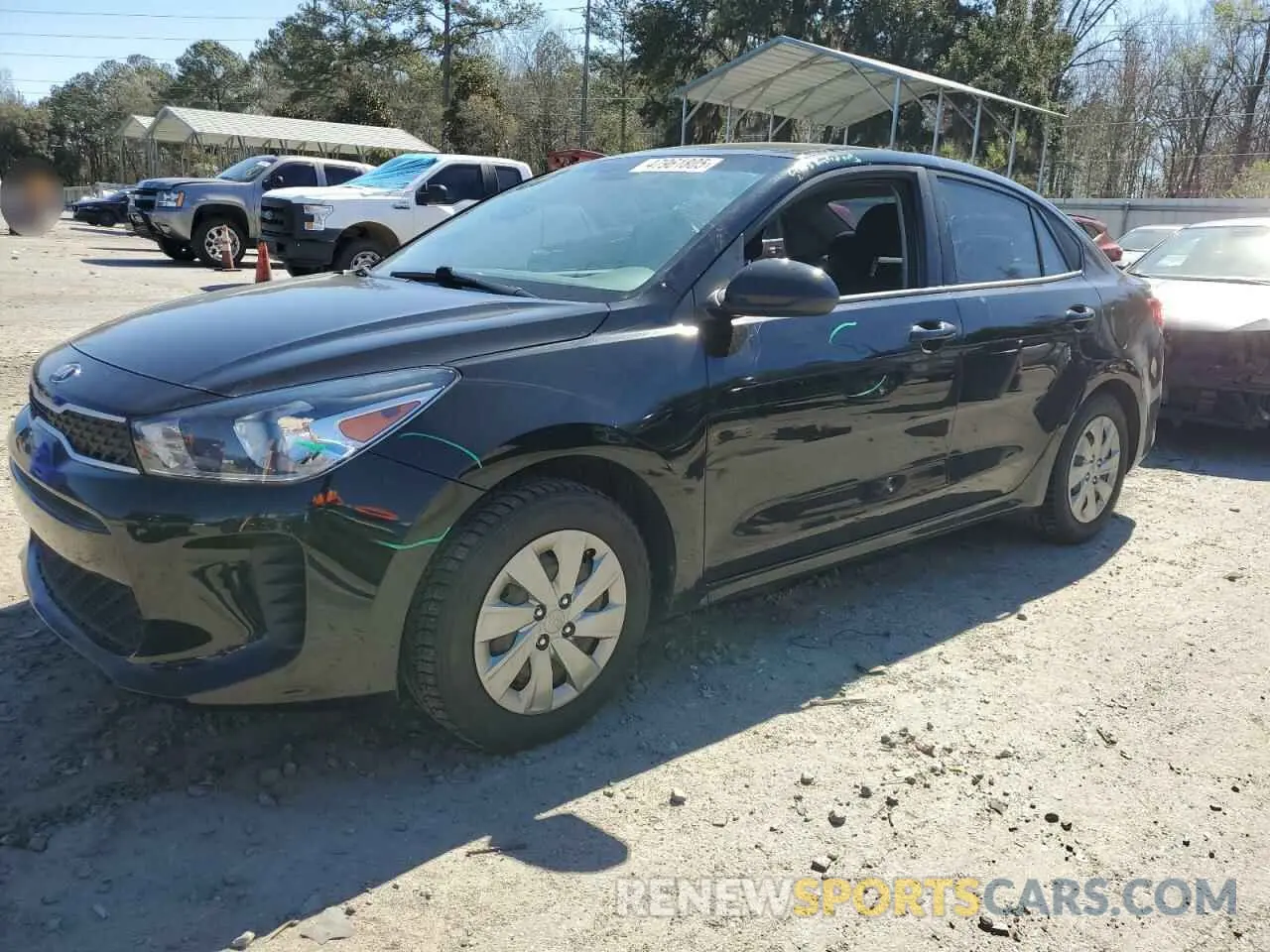 1 fotografías del automóvil dañado 3KPA24AB4KE247716 KIA RIO 2019