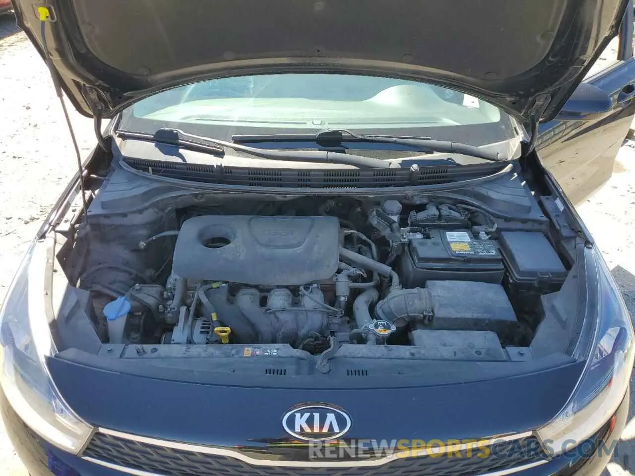 11 fotografías del automóvil dañado 3KPA24AB4KE247716 KIA RIO 2019