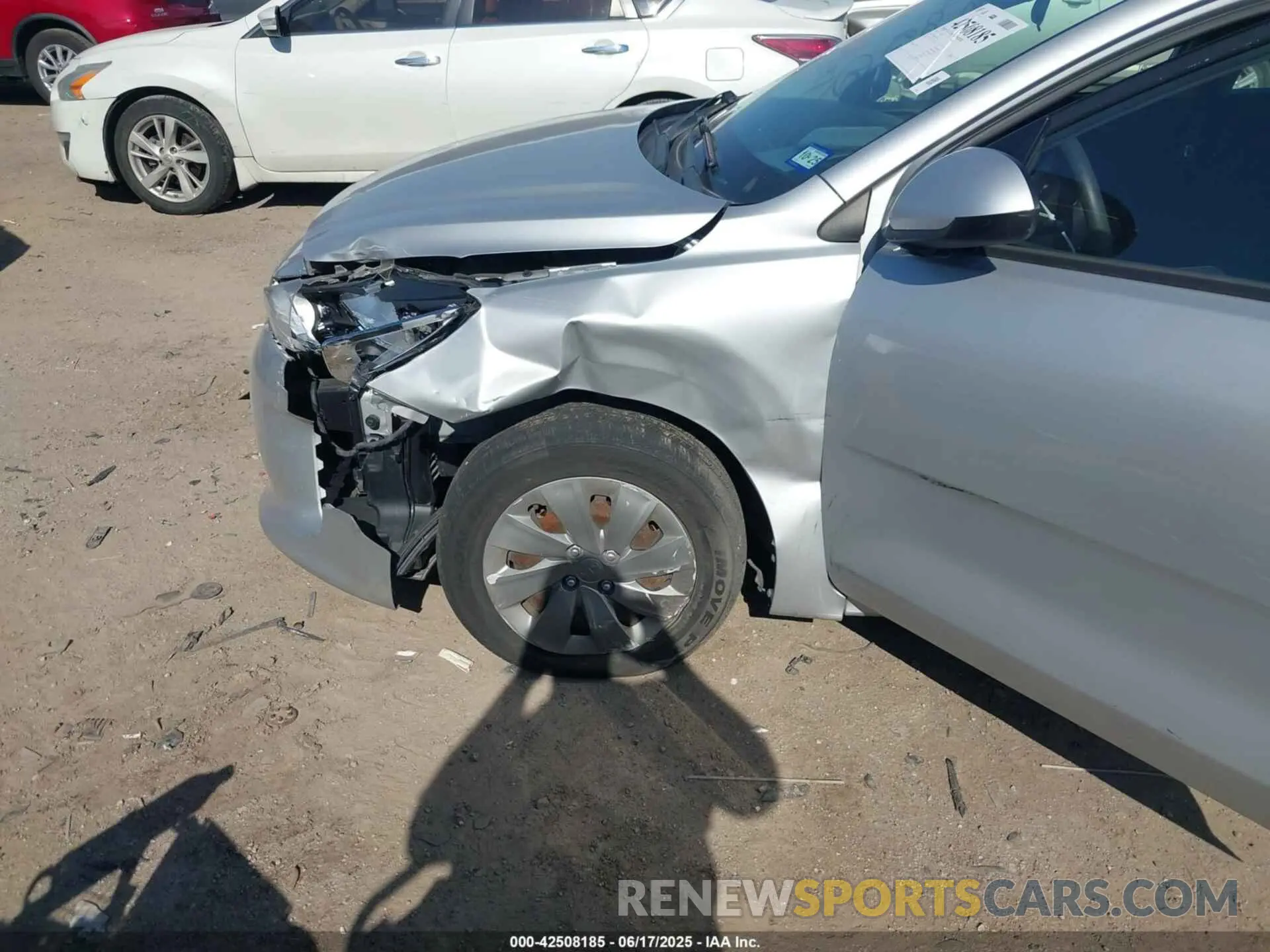 6 fotografías del automóvil dañado 3KPA24AB5KE161363 KIA RIO 2019