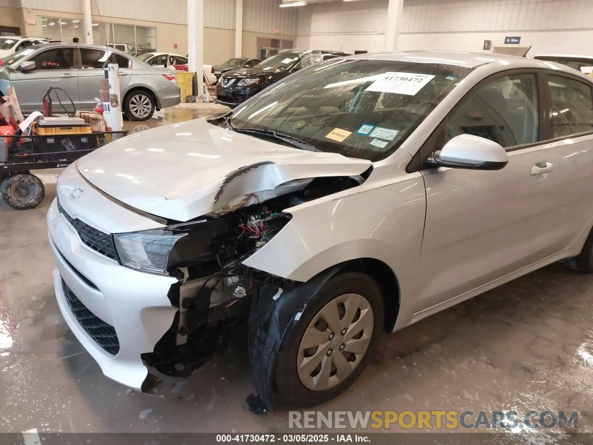 6 fotografías del automóvil dañado 3KPA24AB5KE210352 KIA RIO 2019