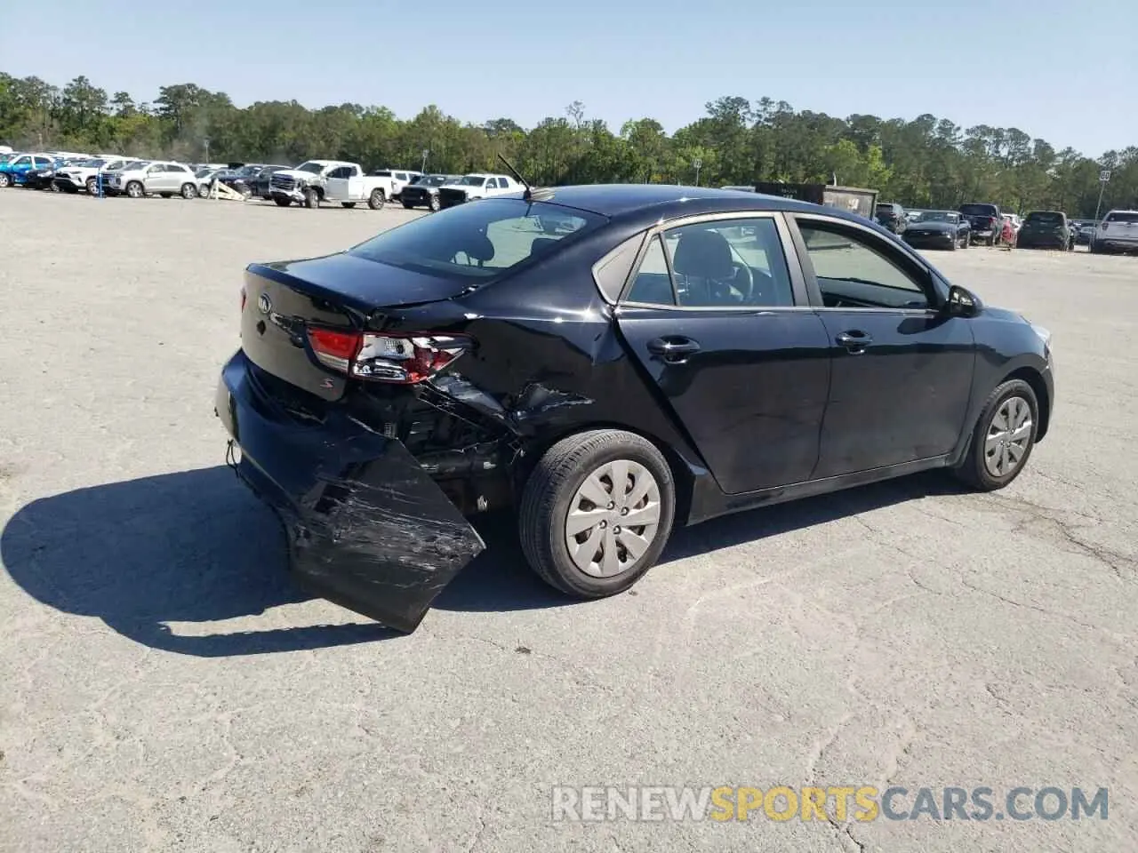 3 fotografías del automóvil dañado 3KPA24AB8KE233141 KIA RIO 2019