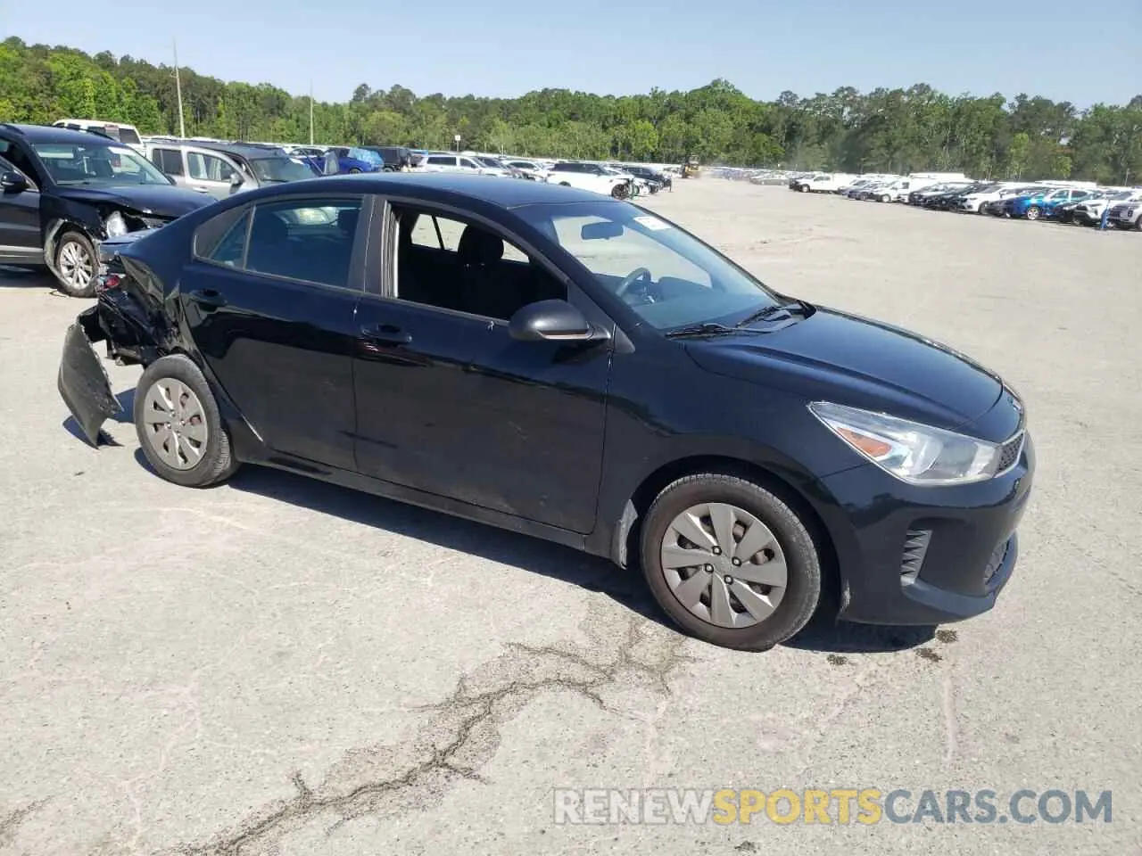 4 fotografías del automóvil dañado 3KPA24AB8KE233141 KIA RIO 2019