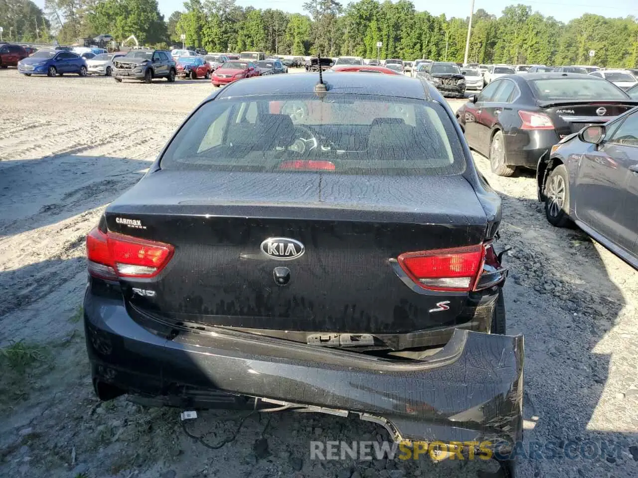 6 fotografías del automóvil dañado 3KPA24AB8KE233141 KIA RIO 2019