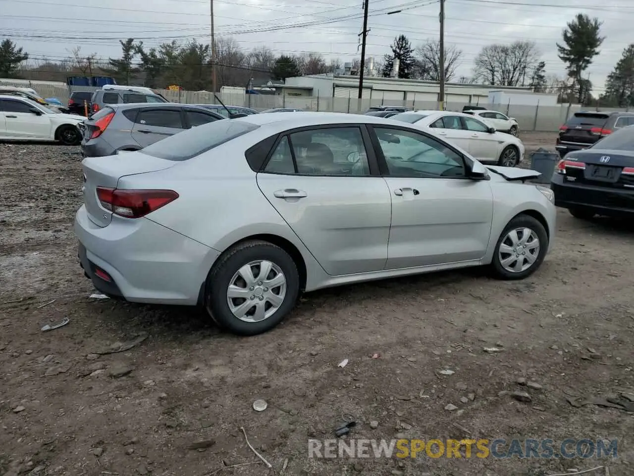 3 fotografías del automóvil dañado 3KPA24ABXKE171614 KIA RIO 2019