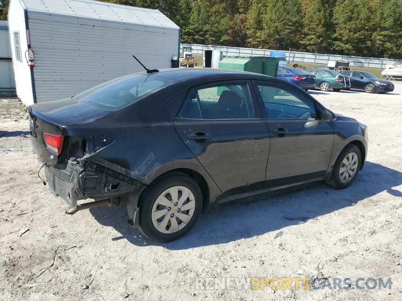 3 fotografías del automóvil dañado 3KPA24ABXKE209892 KIA RIO 2019