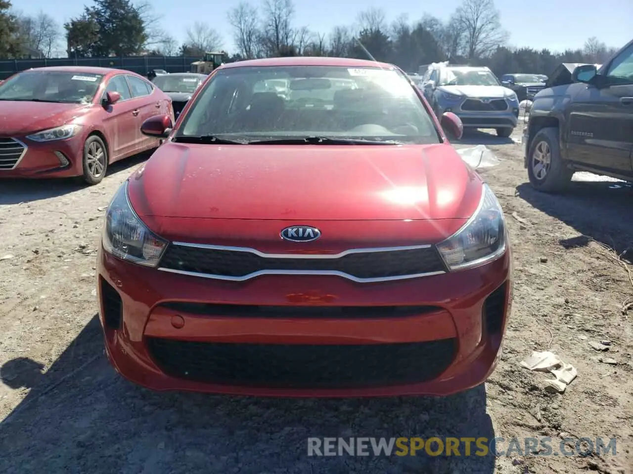 5 fotografías del automóvil dañado 3KPA24ABXKE210279 KIA RIO 2019