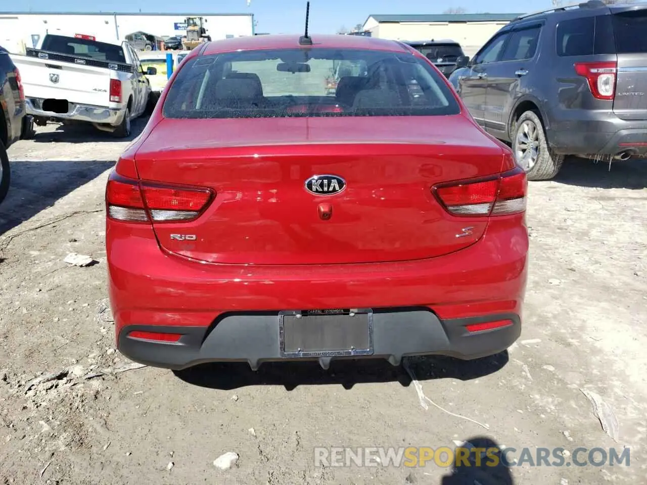 6 fotografías del automóvil dañado 3KPA24ABXKE210279 KIA RIO 2019