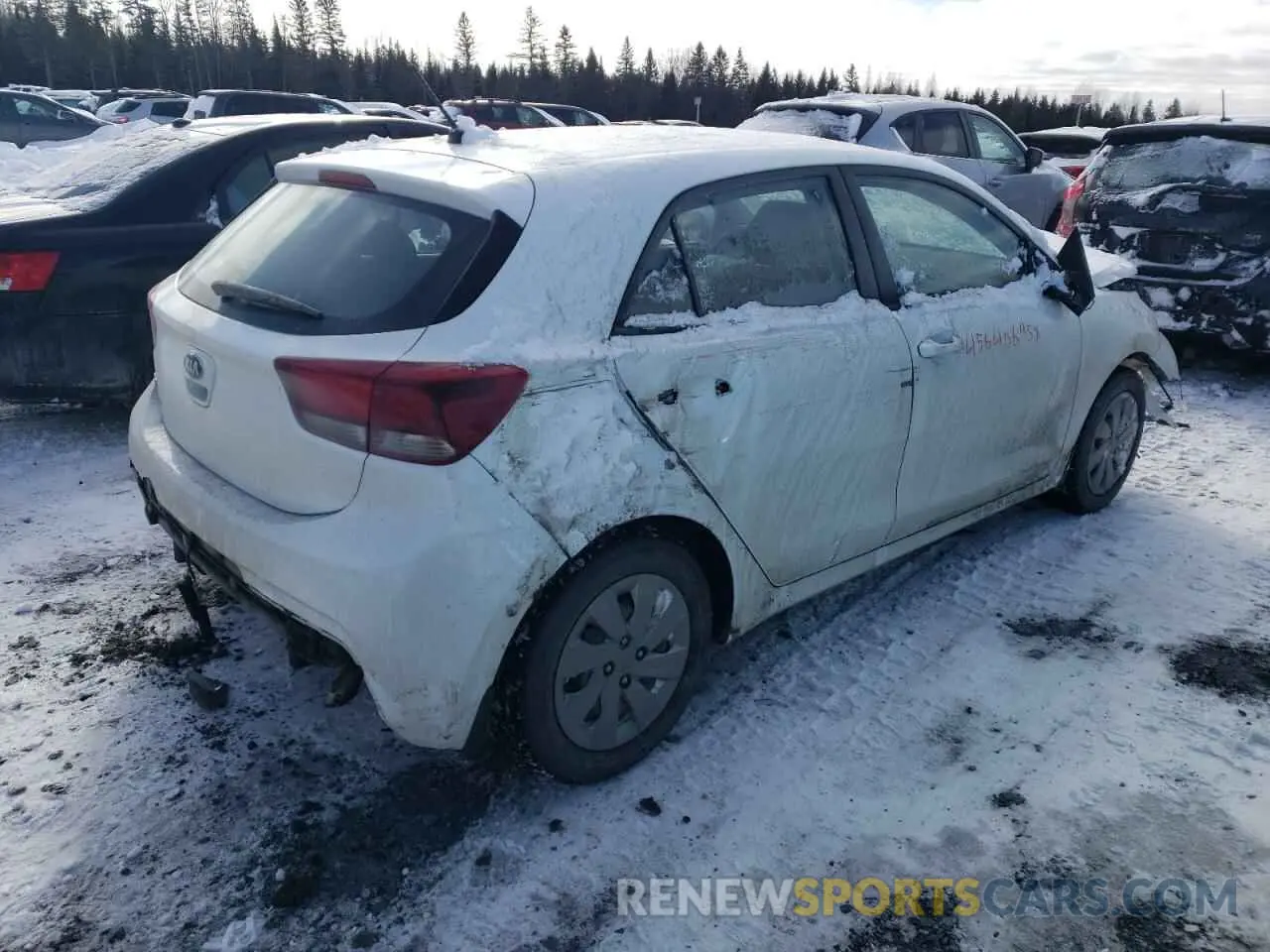 3 fotografías del automóvil dañado 3KPA25AB1KE190509 KIA RIO 2019
