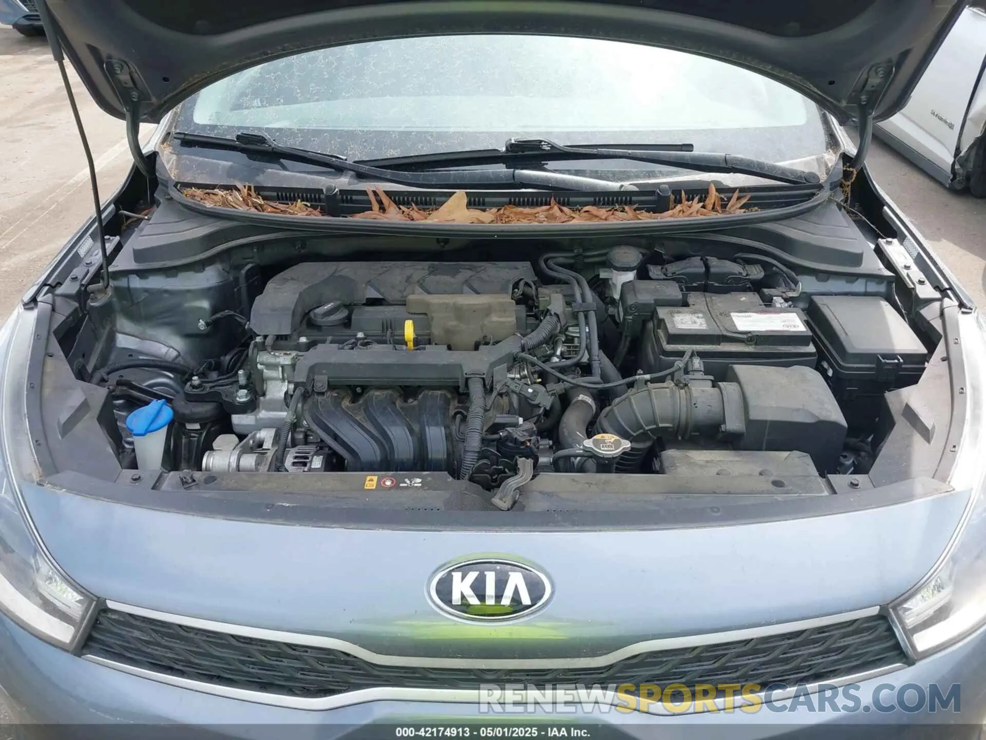 10 fotografías del automóvil dañado 3KPA24AD0LE336105 KIA RIO 2020