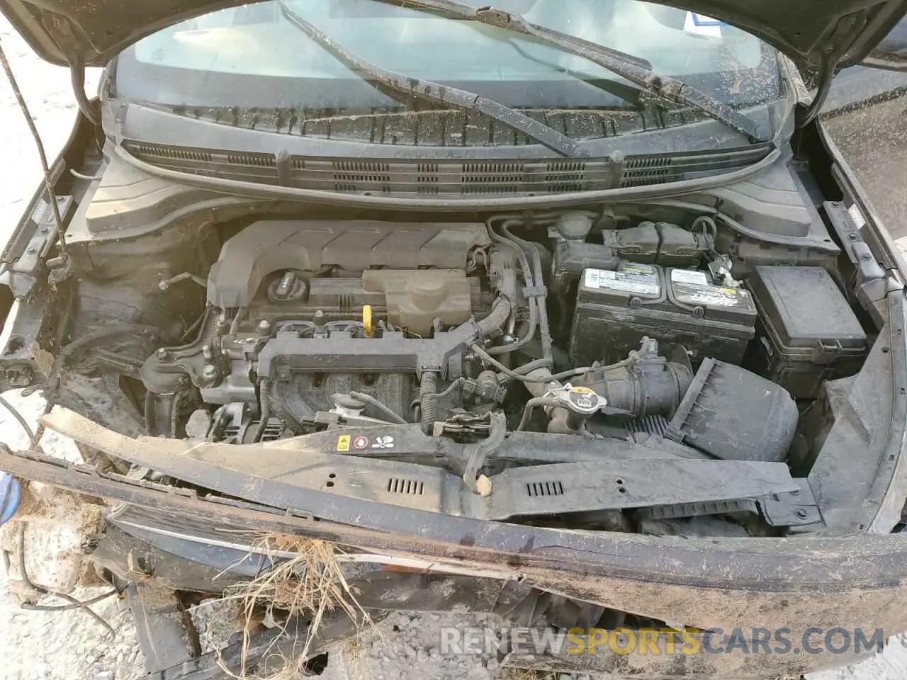 12 fotografías del automóvil dañado 3KPA24AD0LE343720 KIA RIO 2020