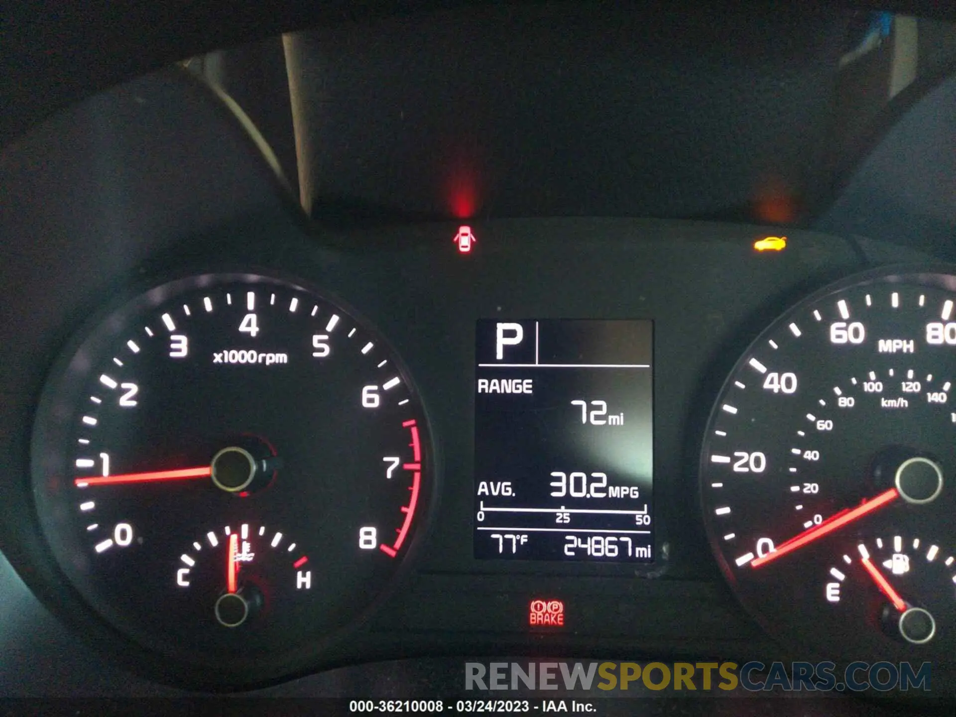 7 fotografías del automóvil dañado 3KPA24AD0LE353132 KIA RIO 2020