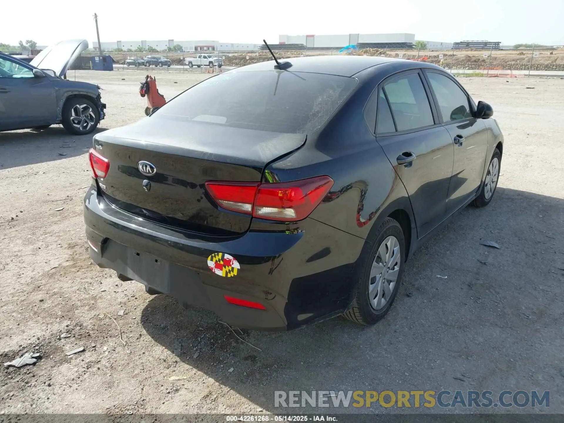 4 fotografías del automóvil dañado 3KPA24AD0LE362753 KIA RIO 2020