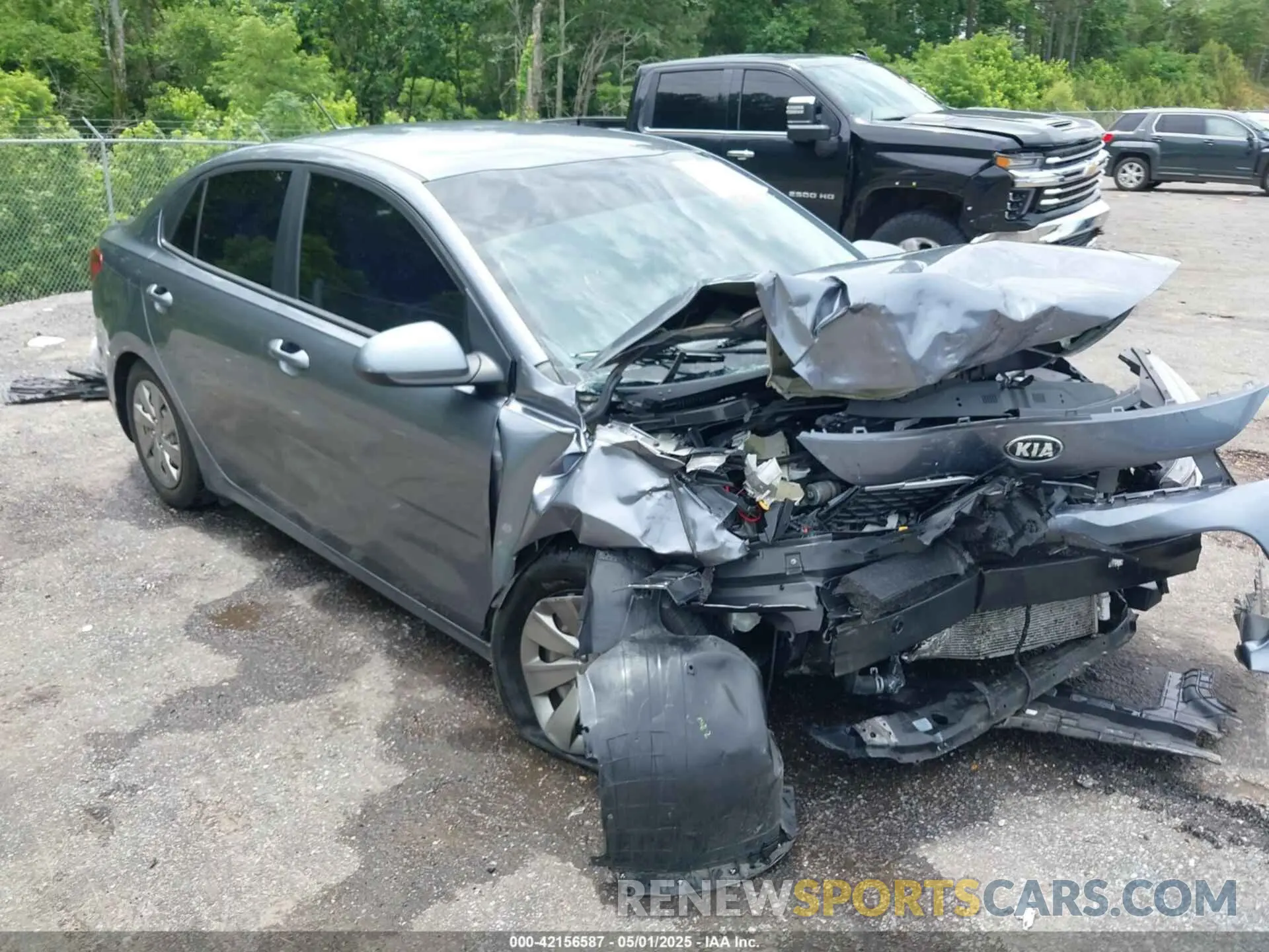 1 fotografías del automóvil dañado 3KPA24AD1LE262502 KIA RIO 2020