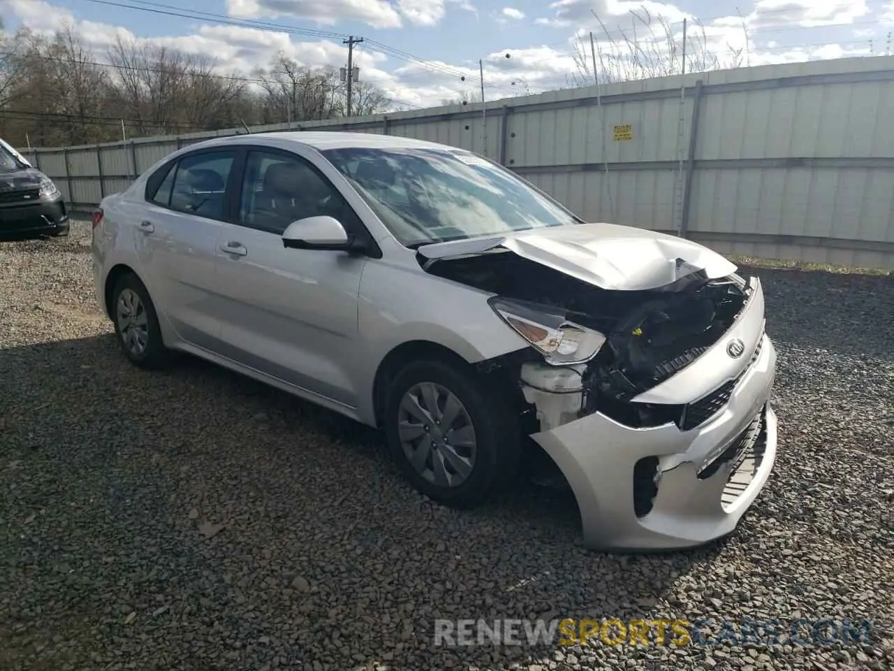 4 fotografías del automóvil dañado 3KPA24AD1LE302660 KIA RIO 2020
