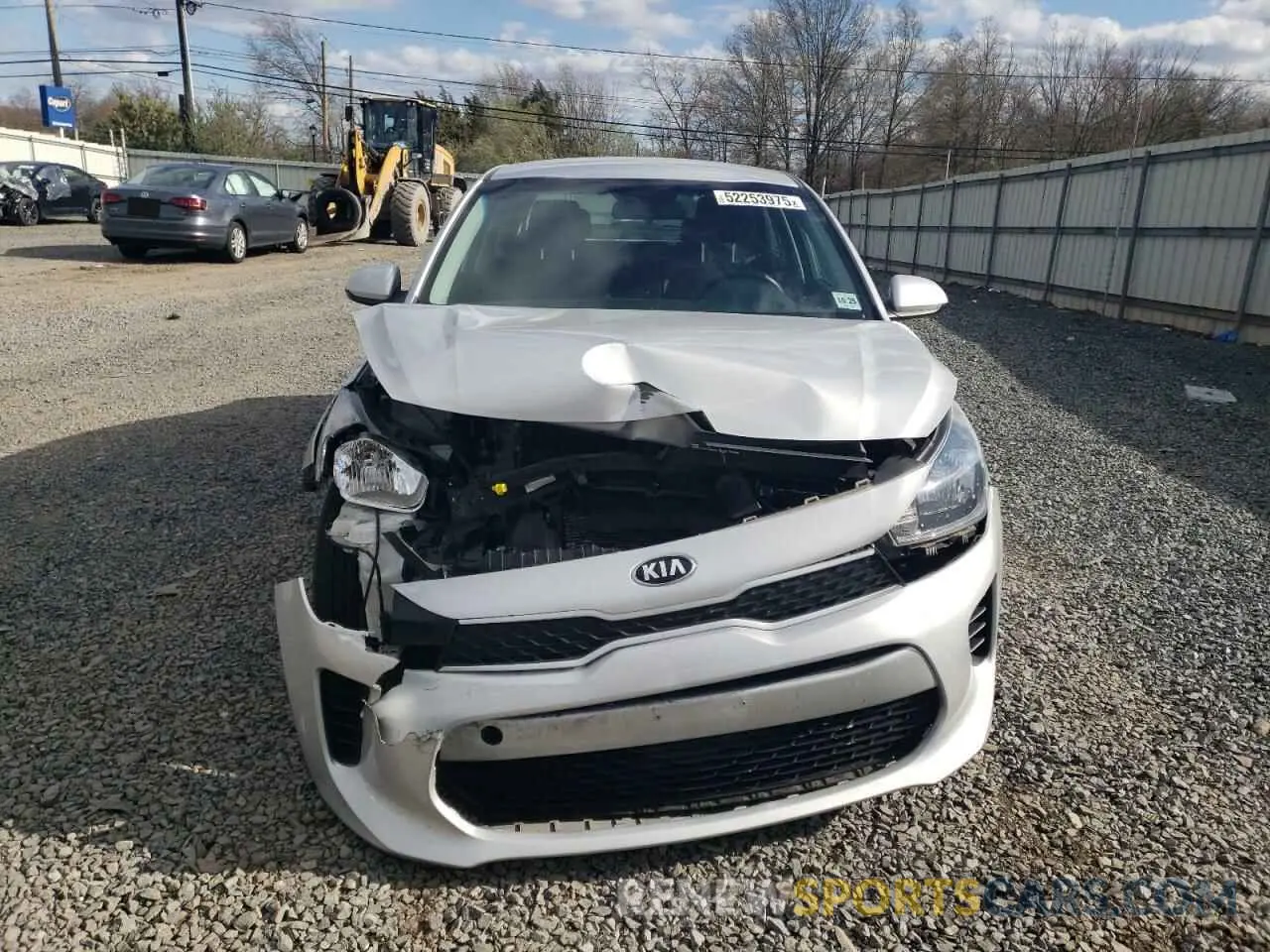 5 fotografías del automóvil dañado 3KPA24AD1LE302660 KIA RIO 2020