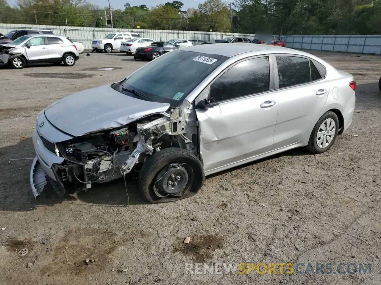1 fotografías del automóvil dañado 3KPA24AD1LE322018 KIA RIO 2020