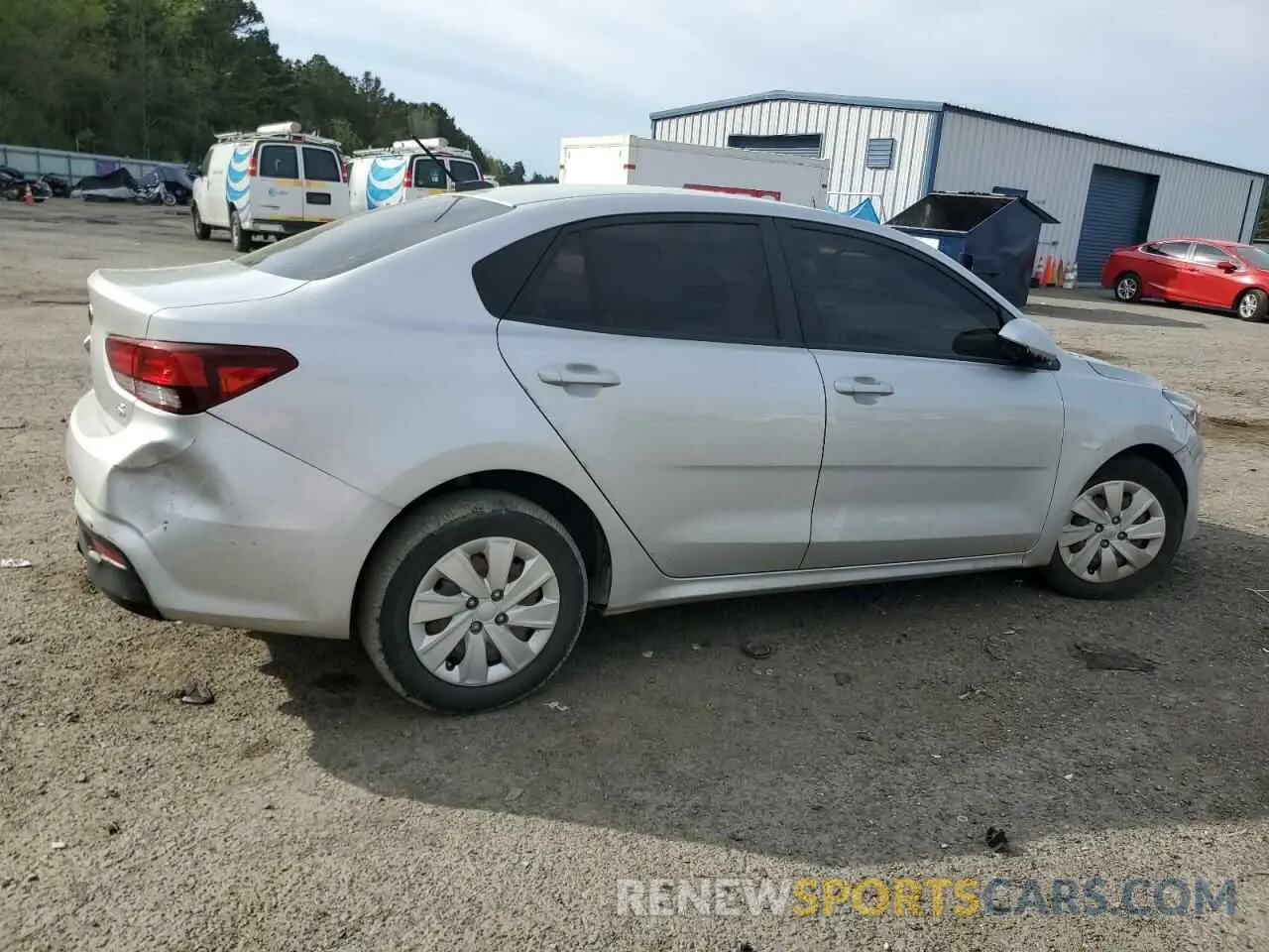 3 fotografías del automóvil dañado 3KPA24AD1LE322018 KIA RIO 2020