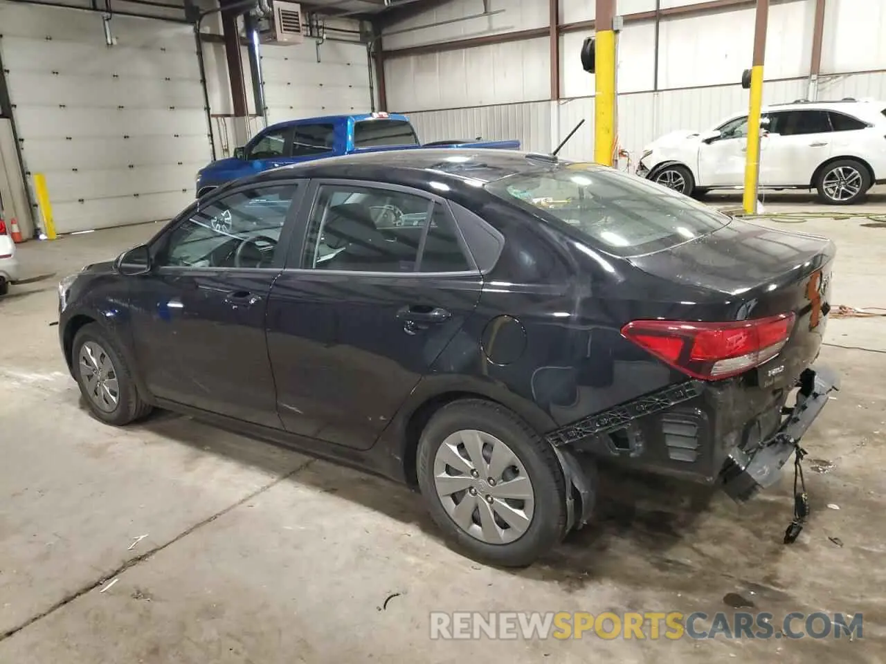 2 fotografías del automóvil dañado 3KPA24AD1LE357321 KIA RIO 2020