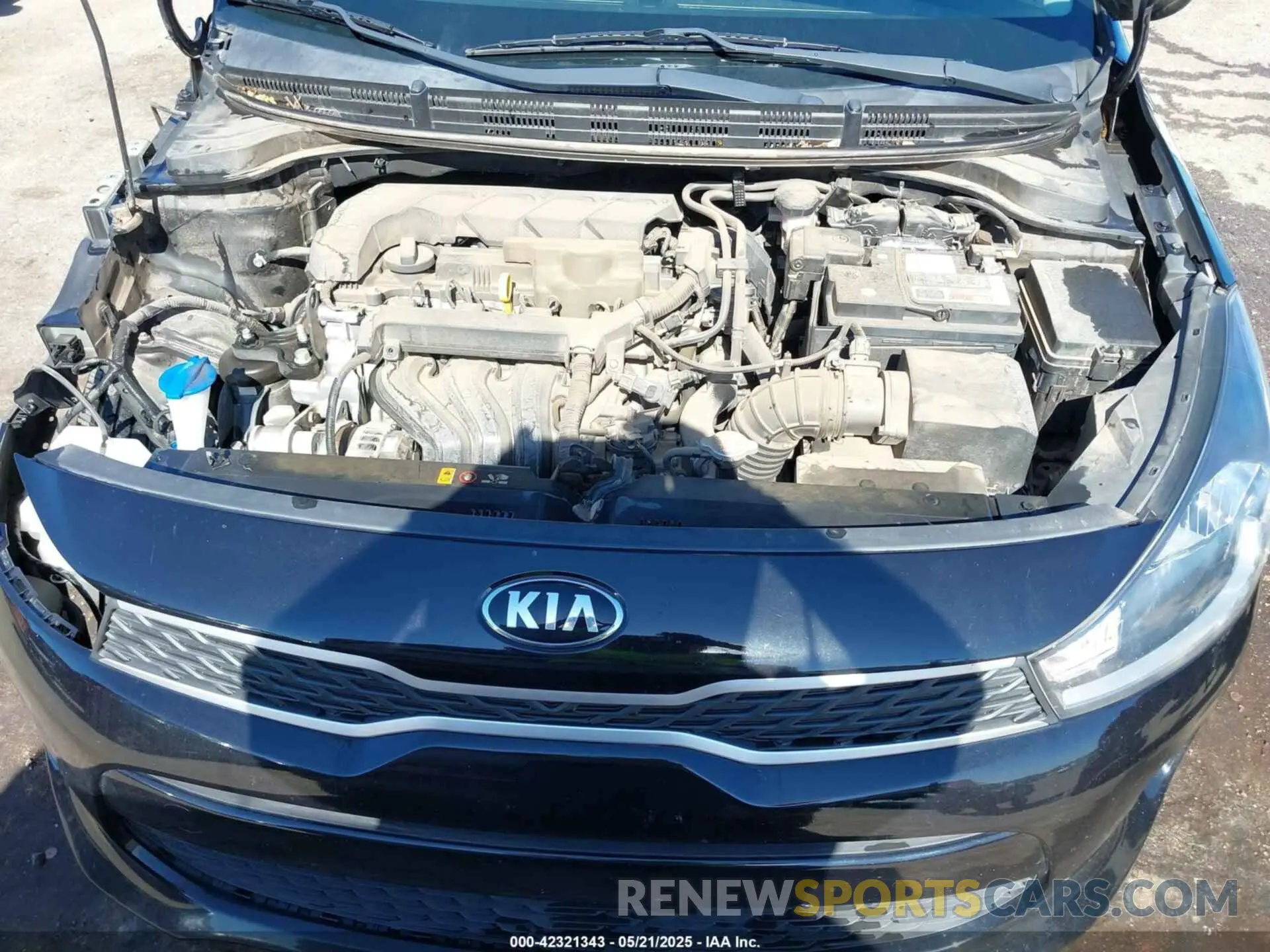 10 fotografías del automóvil dañado 3KPA24AD2LE283536 KIA RIO 2020