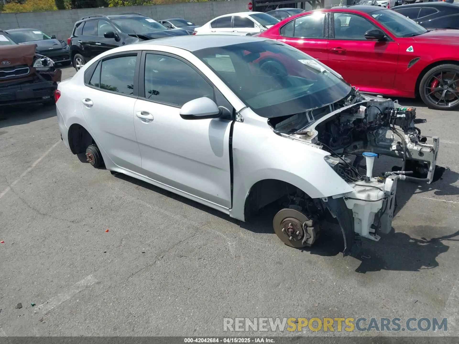 1 fotografías del automóvil dañado 3KPA24AD2LE294455 KIA RIO 2020