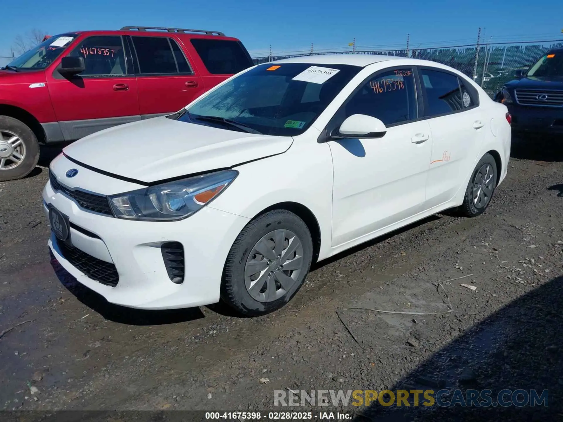 2 fotografías del automóvil dañado 3KPA24AD3LE279494 KIA RIO 2020