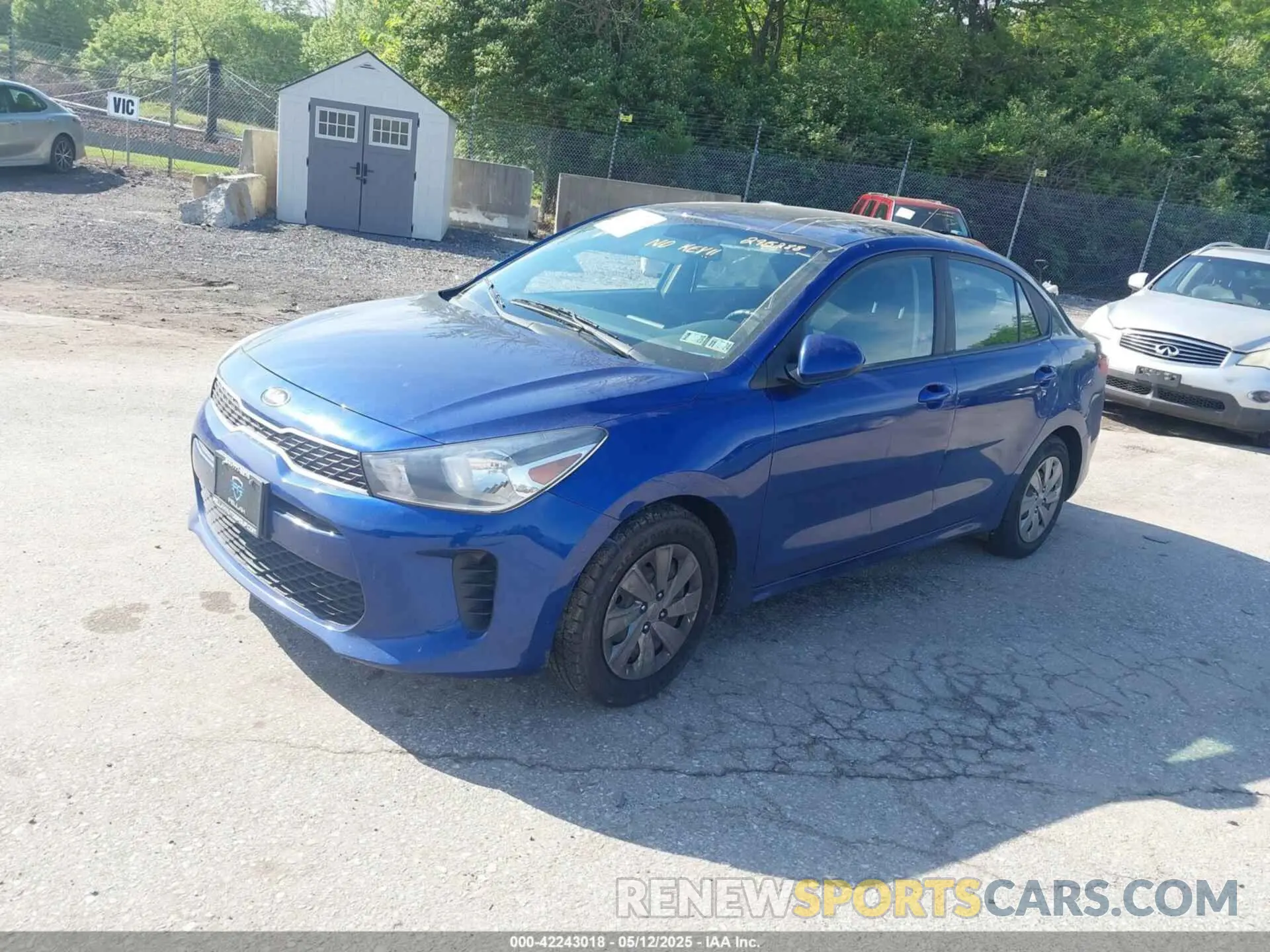 2 fotografías del automóvil dañado 3KPA24AD3LE295288 KIA RIO 2020