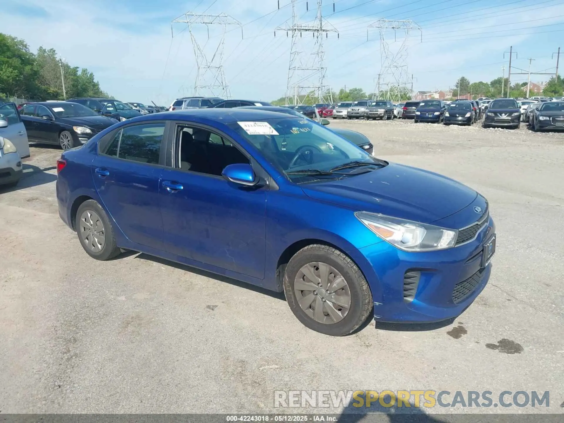 6 fotografías del automóvil dañado 3KPA24AD3LE295288 KIA RIO 2020
