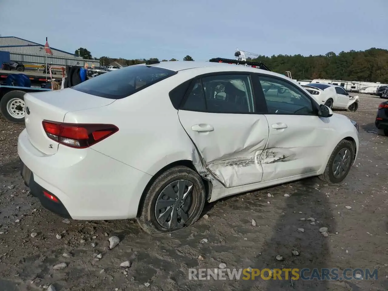 3 fotografías del automóvil dañado 3KPA24AD3LE311618 KIA RIO 2020