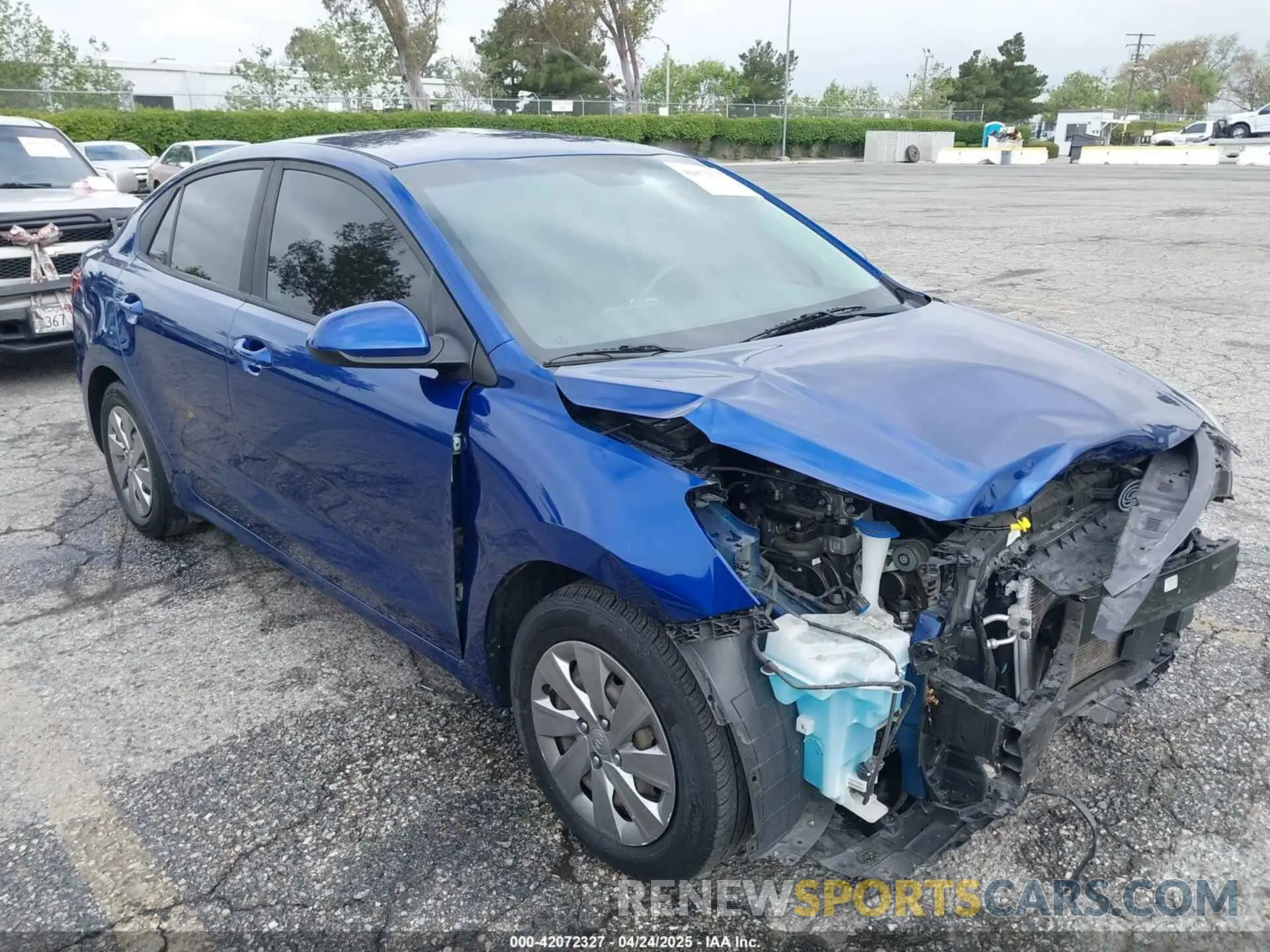 1 fotografías del automóvil dañado 3KPA24AD4LE258976 KIA RIO 2020