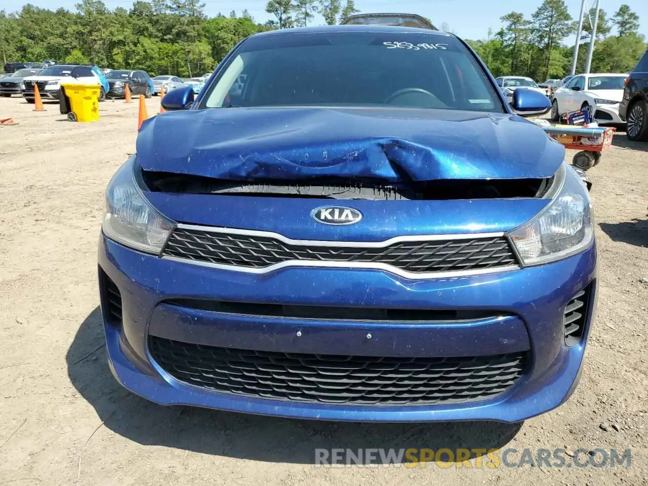 5 fotografías del automóvil dañado 3KPA24AD4LE318240 KIA RIO 2020