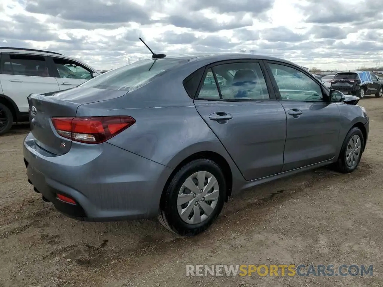 3 fotografías del automóvil dañado 3KPA24AD4LE337628 KIA RIO 2020