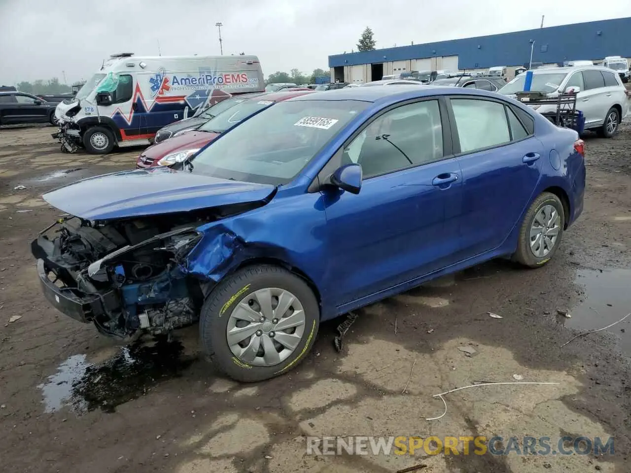 1 fotografías del automóvil dañado 3KPA24AD5LE282722 KIA RIO 2020